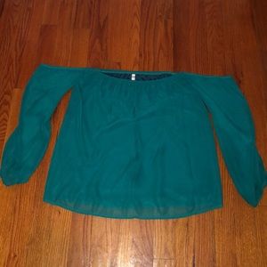 Off the shoulder top